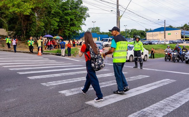 Prefeitura de Manaus lança ‘Volta às Aulas’ para conscientização no trânsito
