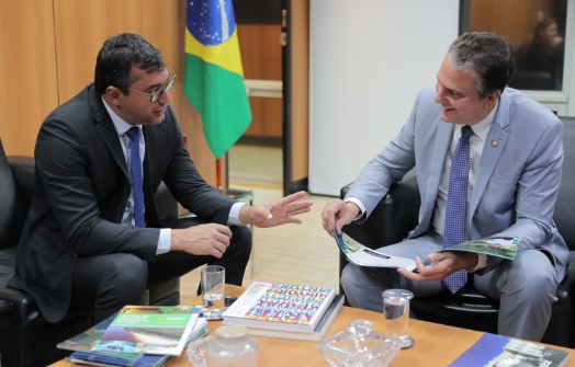 Ministro da Educação confirma a Wilson Lima que obras de unidades educacionais serão retomadas no Amazonas