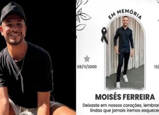 VÍDEO: Dois homens morrem em acidente de moto com poste na Djalma Batista