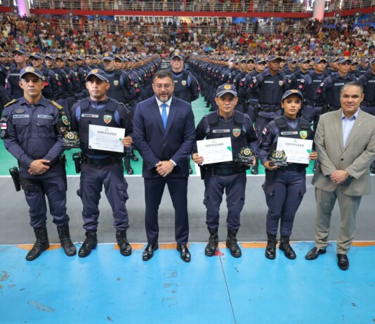 Formatura de 1 mil policiais fortalece segurança no Amazonas