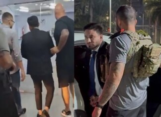 VÍDEO: Imagens mostram Alex Mendes Braga sendo conduzido à delegacia preso por 3est#pr0