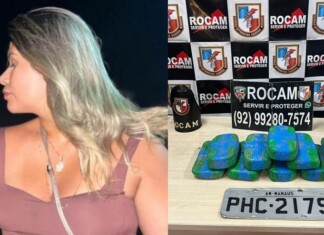 Advogada é flagrada com 10 kg de cocaína e detida pela ROCAM em Manaus