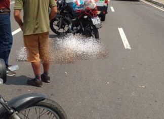 VÍDEO: Motociclista de aplicativo morre em trágico acidente na Avenida das Torres