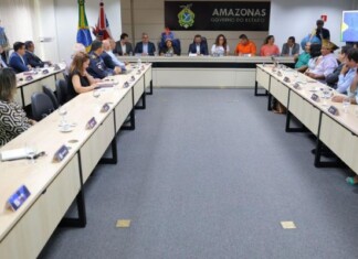 Wilson Lima reúne com ministra dos Povos Indígenas e a apresenta balanço sobre enfrentamento à estiagem