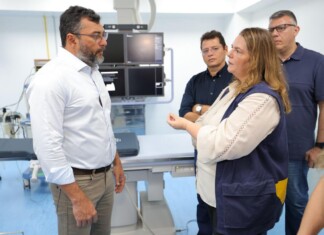 Governador Wilson Lima entrega novos aparelhos para procedimentos cardiológicos no Hospital Francisca Mendes