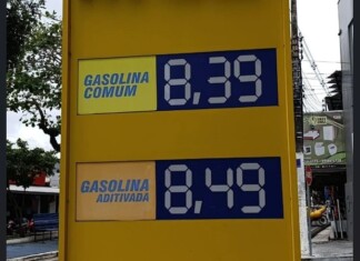 Preços da gasolina em Nhamundá chegam a R$ 8,39 para a comum e R$ 8,43 para a aditivada