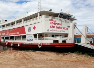 Itacoatiara recebe a 7° expedição de saúde do Barco Hospital São João XXIII