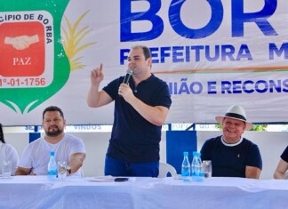 Em Borba, Roberto Cidade anuncia medidas para auxiliar na reestruturação do município e contribuição para a realização do Festejo de Santo Antônio