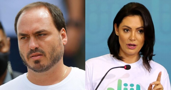 carlos bolsonaro e michelle