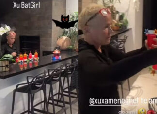 Xuxa Meneghel é flagrada alimentando morcegos em seu jardim, vídeos viralizam