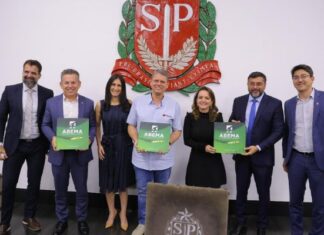 Governadores Wilson Lima, Tarcísio de Freitas e Mauro Mendes reúnem-se com membros da associação que representa secretarias estaduais de Meio Ambiente