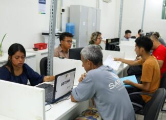 Sine Amazonas divulga 233 vagas de emprego para esta quarta-feira