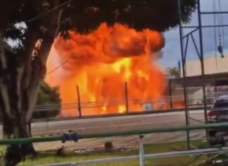 VÍDEO: Grande incêndio atinge a Fábrica da Bic no Distrito Industrial de Manaus