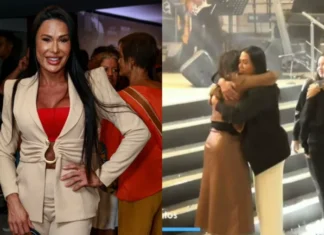 Modelo Gracyanne Barbosa declara fé em Jesus na igreja Advec