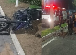 Tragédia no bairro Chapada: Jovem morre ao colidir com poste em acidente de moto