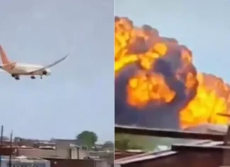 Boeing 787 da Air India cai em área residencial na Índia minutos após decolar