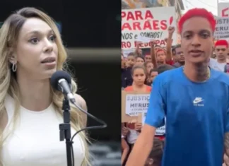 Oruam, filho de Marcinho VP, recebe dicas de política da deputada trans Erika Hilton