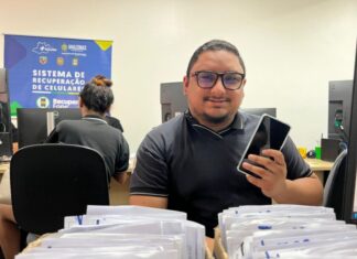 SSP-AM inicia entrega de 850 aparelhos celulares recuperados durante o Programa ‘RecuperaFone’