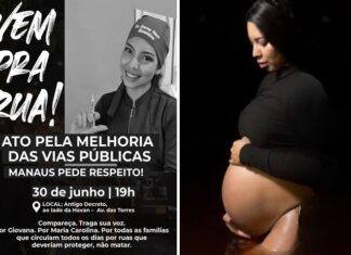 Manifestação cobra David Almeida por melhorias nas vias após morte de grávida de 7 meses em Manaus