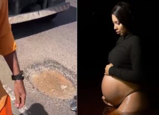 Só depois da morte de gestante, Prefeitura resolve tapar buraco na Djalma Batista