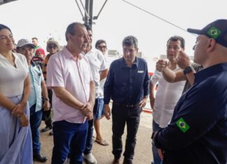 Senador Omar Aziz destaca avanços em Parintins durante agenda de inaugurações e visitas técnicas