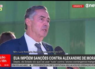 Patrimônio de R$ 22 milhões da família de Barroso pode ser alvo da Lei Magnitsky
