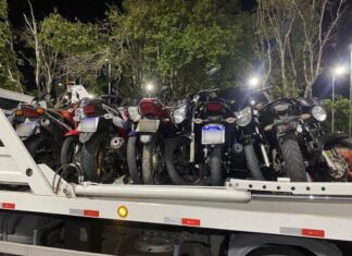 Detran-AM: Operação de combate ao ‘rolezinho’ registra 200 infrações e remove 55 motocicletas em Manaus