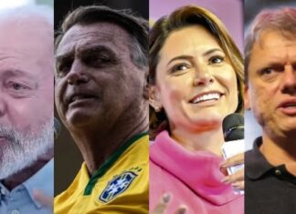 Lula venceria em cenários com Bolsonaro, Tarcísio ou Michelle no 1° turno, aponta pesquisa