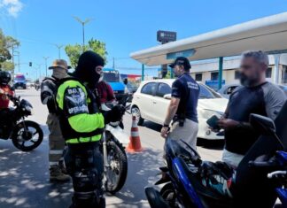 Detran-AM: Operação integrada fiscaliza as dez vias com maior índice de sinistros e óbitos no trânsito em Manaus