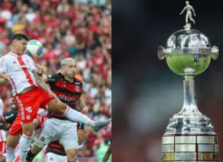 Hoje tem confronto de gigantes: Flamengo e Internacional abrem oitavas de final da Libertadores