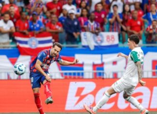 Palmeiras perde para o Bahia e desperdiça chance de assumir liderança do Brasileirão