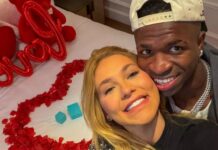 Vini Jr. e Virginia assumem romance em post no Instagram