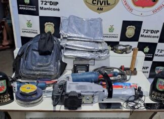 Tentativa de assalto: trio é detido em Manicoré enquanto cavava buraco em agência bancária