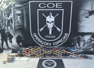 Homem preso com 146,1 kg de maconha skunk em Flores e São Jorge, valor estimado em R$ 2,9 milhões