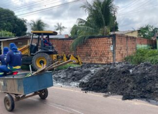 Prevenção e cuidado: Prefeitura de Itacoatiara inicia limpeza do igarapé do São Jorge e garante mais segurança para a população