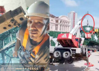 Trabalhador morre após estrutura de árvore natalina despencar durante instalação no Largo São Sebastião