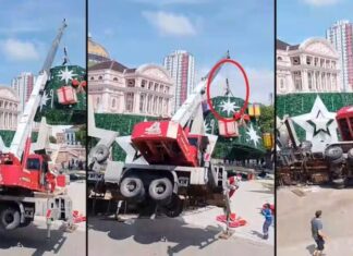 Governo do Amazonas cancela árvore de Natal no Largo de São Sebastião após acidente