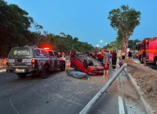 VÍDEO: Suposto racha na Avenida do Turismo termina em tragédia e deixa duas pessoas mortas
