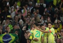 Brasil joga bem e derrota Senegal por 2 a 0 no amistoso em Londres