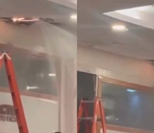 Princípio de incêndio atinge teto do Shopping Ponta Negra na Zona Oeste de Manaus