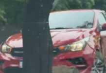 Acidente entre dois veículos deixa trânsito lento na Avenida Coronel Teixeira em Manaus