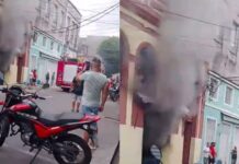 Incêndio destrói mercado no Centro de Manaus e levanta suspeita de crime