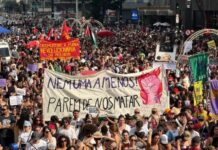 Manifestações contra feminicídio ocupam ruas de várias capitais neste domingo