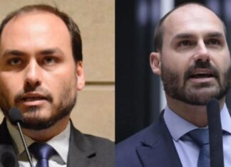 Eduardo e Carlos reagem a críticas de Michelle ao apoio do PL a Ciro no CE