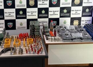 Comércio ilegal de munições leva à prisão de suspeito em São Gabriel da Cachoeira, diz PC-AM