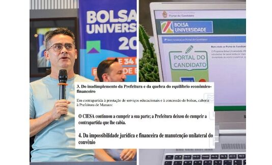 CIESA encerra bolsas do Programa Bolsa Universidade após inadimplência da Prefeitura de Manaus