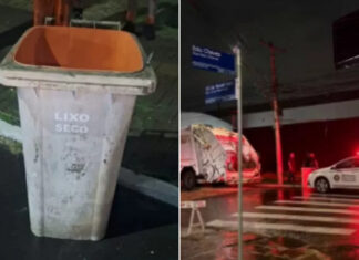 Corpo de mulher seminua e amarrada é achado por equipe de limpeza pública