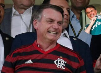 Bolsonaro quis torcer pelo Flamengo na final, mas Rubro-Negro perdeu o título