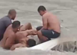 Acidente na Avenida Silves: carro cai em igarapé e jovem de 18 anos é resgatado