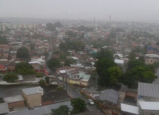 Chuvas fortes e rajadas de vento colocam o Amazonas em atenção nesta segunda-feira